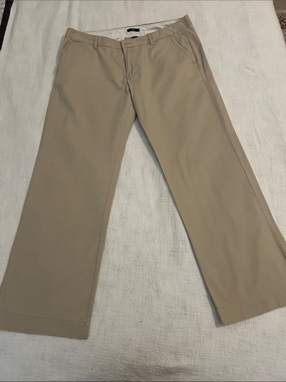 GAP Women’s Wide Leg Tan Khaki Pants Sz 14 NWOT